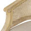 Chaise d'appoint en bois d'hévéa beige naturel-93363568