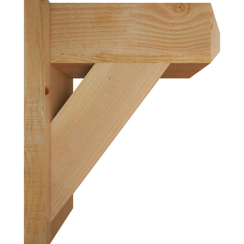 Artisan traditionnel en bois rustique, P 20 po x H 24 po, Sapin Douglas de 8 po (sciage brut)