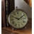 Stainless Steel Metal Decorative Silver Clock with Ring Top