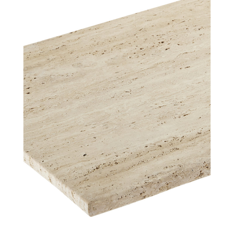 Demi Travertine Console Table
