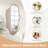 47.2" x 21.5" Large Gold Frame Irregular Bathroom Wall Mirror - Modern Aluminum Framed Vanity Accent Mirror-30869371