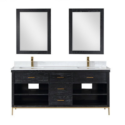 Ensemble de meuble-lavabo double 72 po Arloine