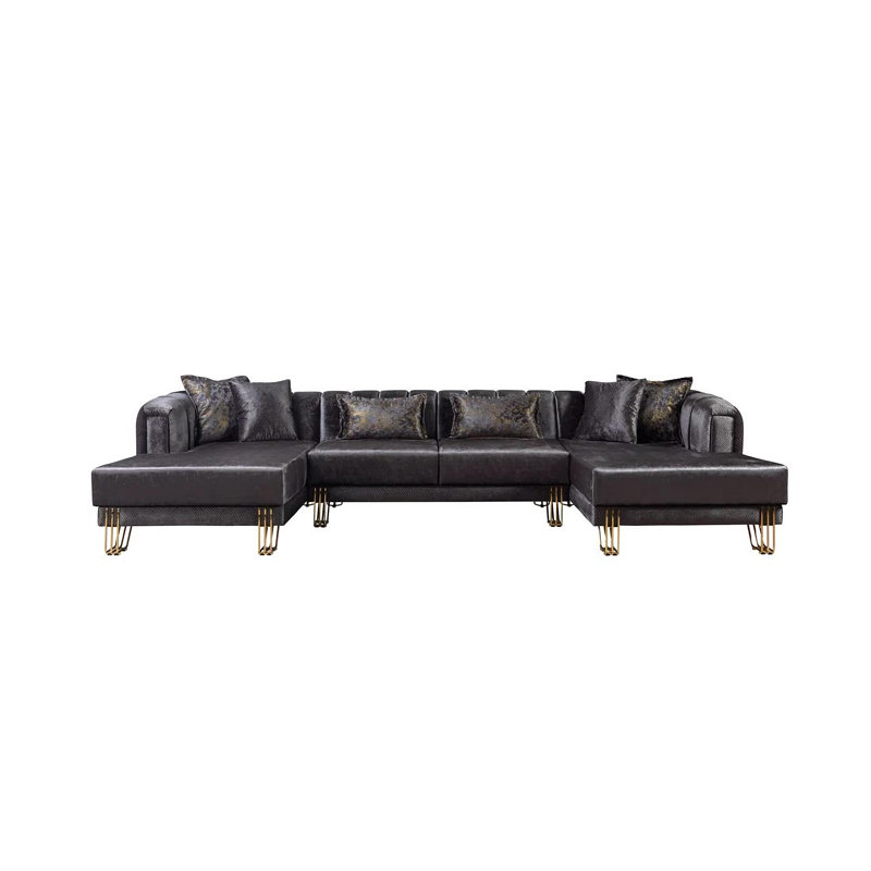 Canapé modulaire rembourré 9 pièces Hakon