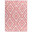 Geometric Hand Woven Indoor / Outdoor Area Rug-50791263
