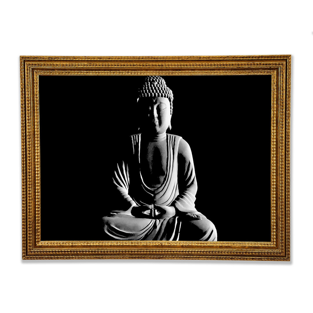 Buddha Light Gerahmter Druck