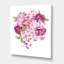 Fleurs roses rétro - peinture sur toile-59724754-59767352