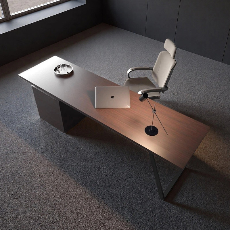 Bureau italien minimaliste, H 29,92 po x l 70,87 po x P 23,62 po