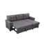 Canapé-lit modulaire réversible gris foncé Ashlyn-2146466156