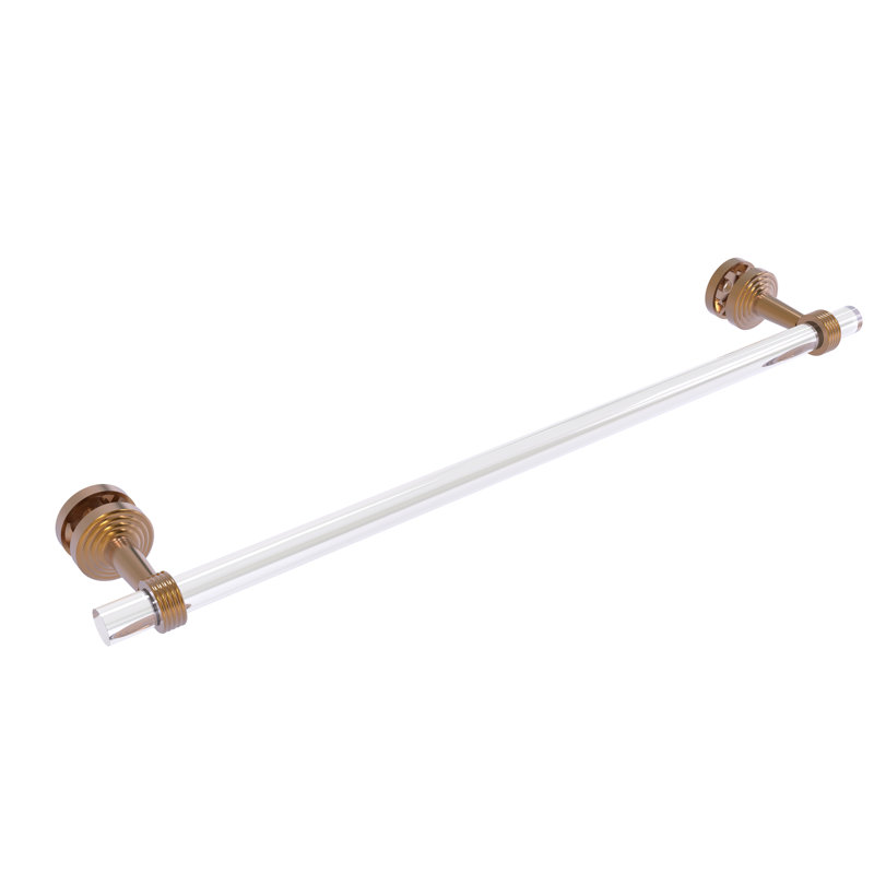 Barre à serviettes 28 po pour porte de douche en verre Pacific Beach, Bronze brossé