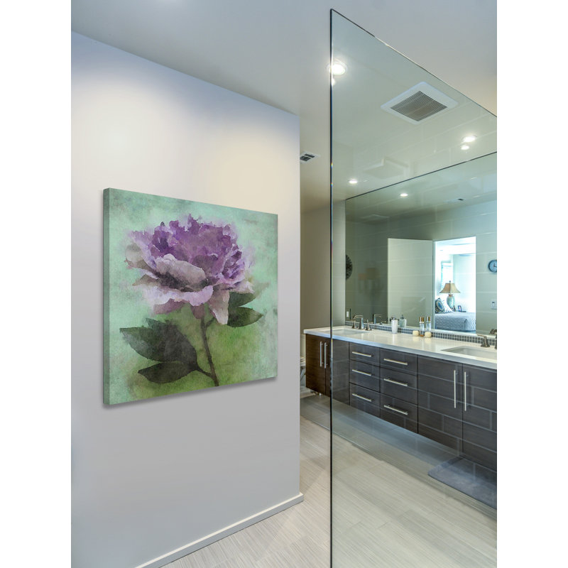 Reproduction d’art sur toile tendue « purple delight » par irena orlov, H 48 po x l 48 po x P 1,5 po
