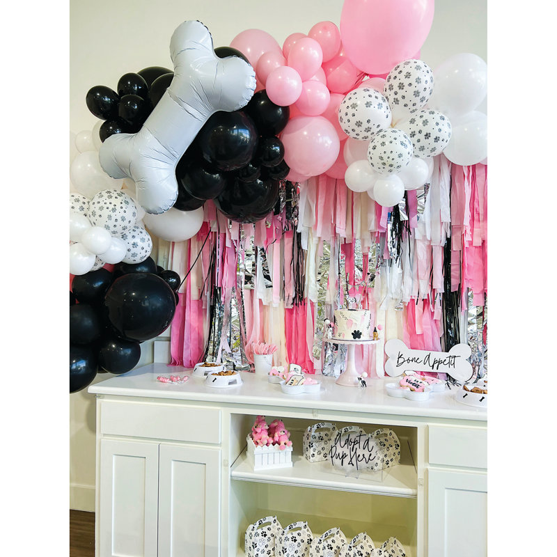 Ballons amusants en latex bleu 5 po Fun - 24 pièces, Blanc