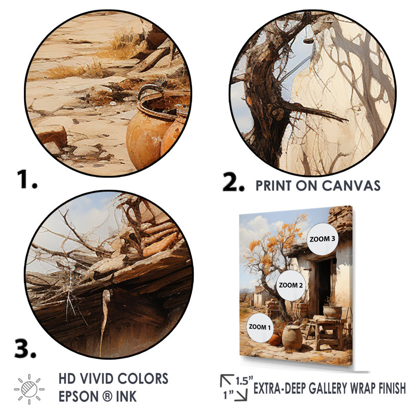 Farmhouse Rustic Retreat - Imprimé, Cadre flottant doré, H 20 po x l 12 po x P 1 po