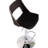 Contemporary Style Bar Stool With Wood Back, 360 Swivel, And Adjustable Height In Weathered Oak American Design Height, Diamond ,
