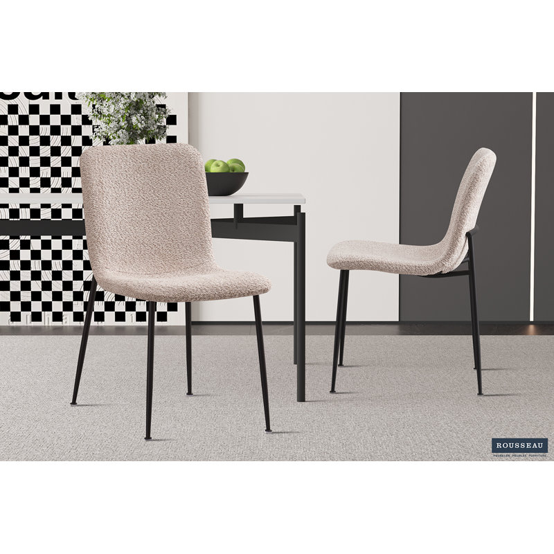 Alice Upholstered Dining Chair, Beige