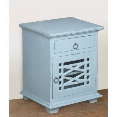 Abdias 21'' W Solid Wood Nightstand