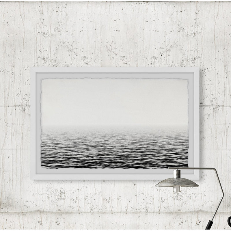 Colourless Sea - Single Picture Frame Print, 20cm H x 30cm W x 3.81cm D