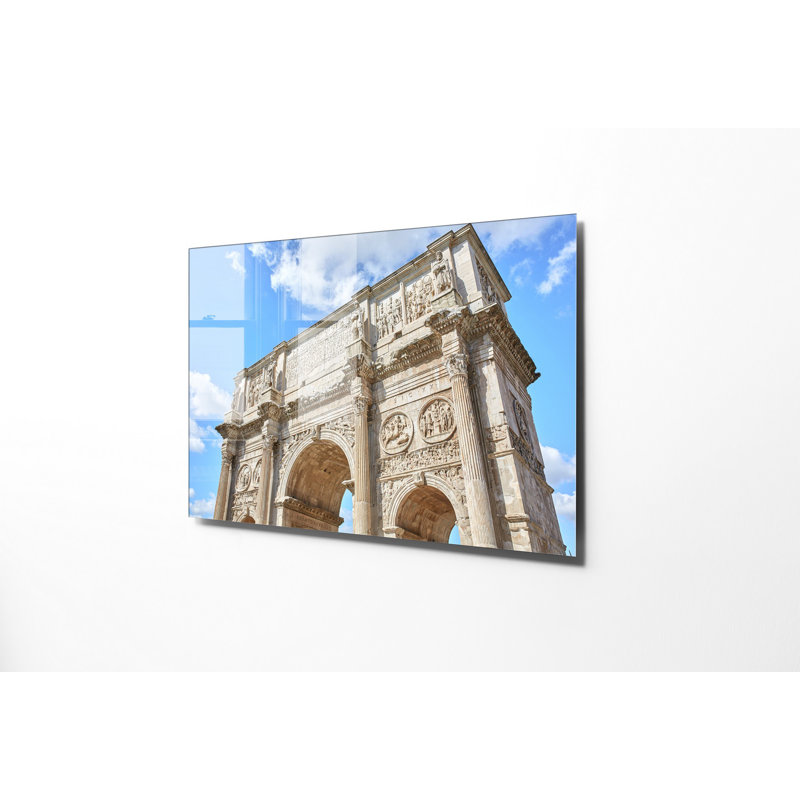 Peinture décorative en verre trempé, H 25,6 po x l 17,7 po x P 1 po