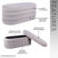 Banc avec rangement en velours
