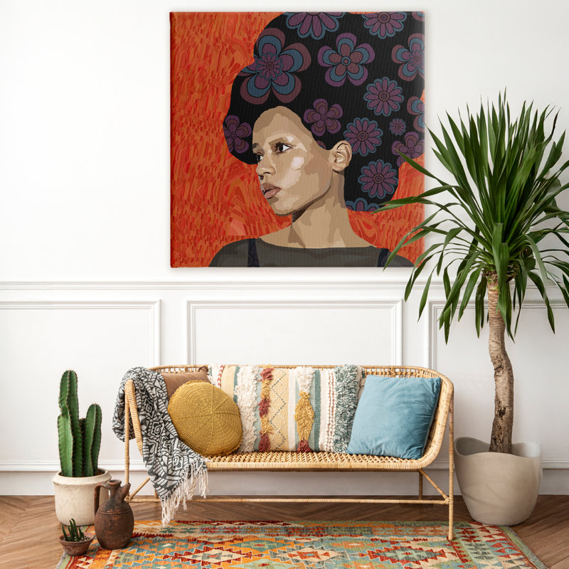 Portrait of a Dreamer, toile par Lynnda Rakos, H 36 po x l 36 po