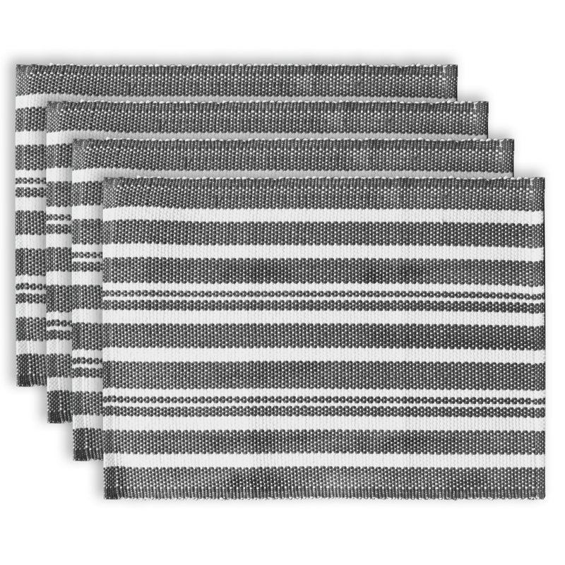 Napperon en coton 6 po Alvaro Broadway, Gris