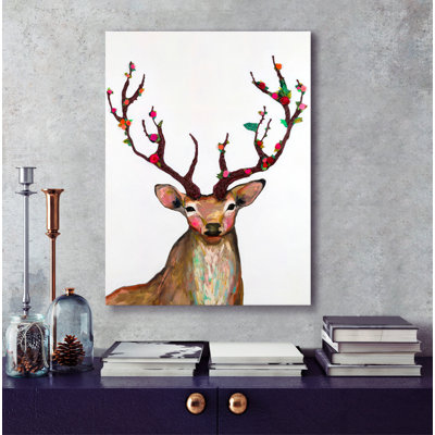 «Rosy Buck», peinture sur toile