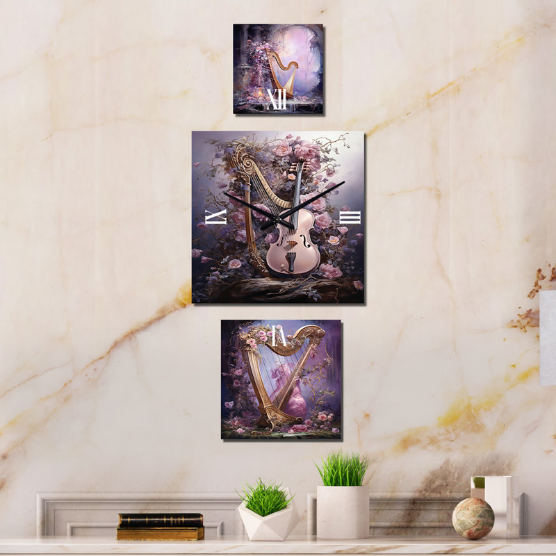 Kaleiah Metal Wall Clock