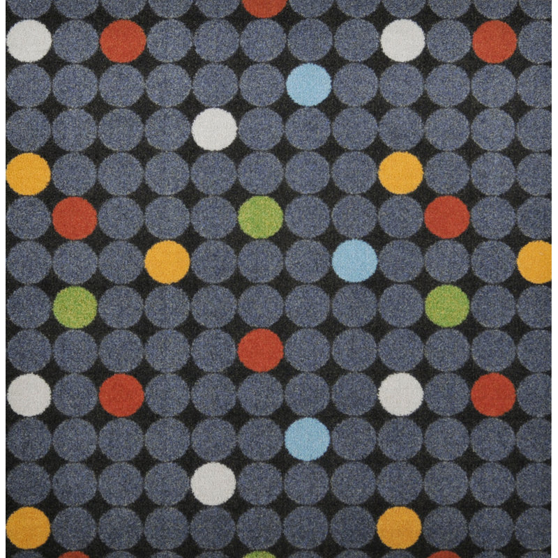 Playful Patterns Spot On Area Rug, Rectangle 3'10" x 5'4"