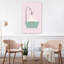 Llama Enjoying Bubble Bath by Big Nose Work - Print on Canvas-488253600-478266462