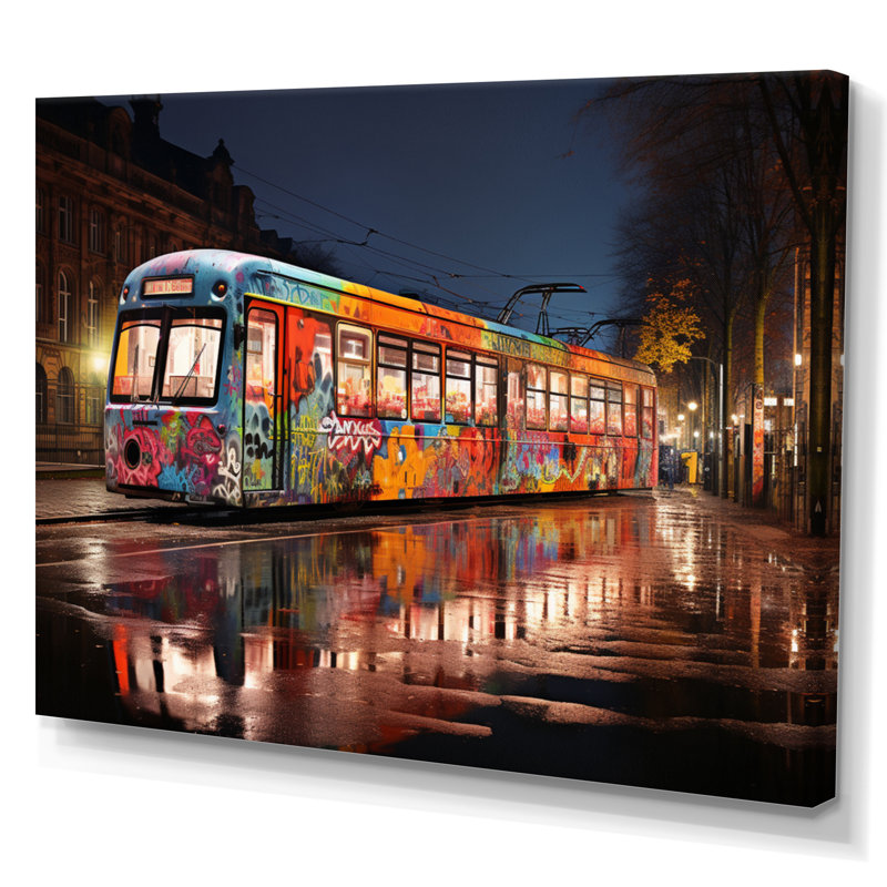 Allemagne, Allemagne, rue Berlin I - impression, H 16 po x l 32 po x P 1 po, Toile tendue