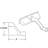 White, Diecast and Plastic, Operator Cover and Crank Handle, 11/32 in. Drive Spline (Single Pack)