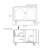 Art pattern solid wood accent cabinet-103235679