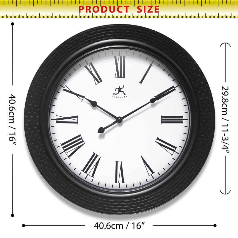 Horloge murale 16 po Roman