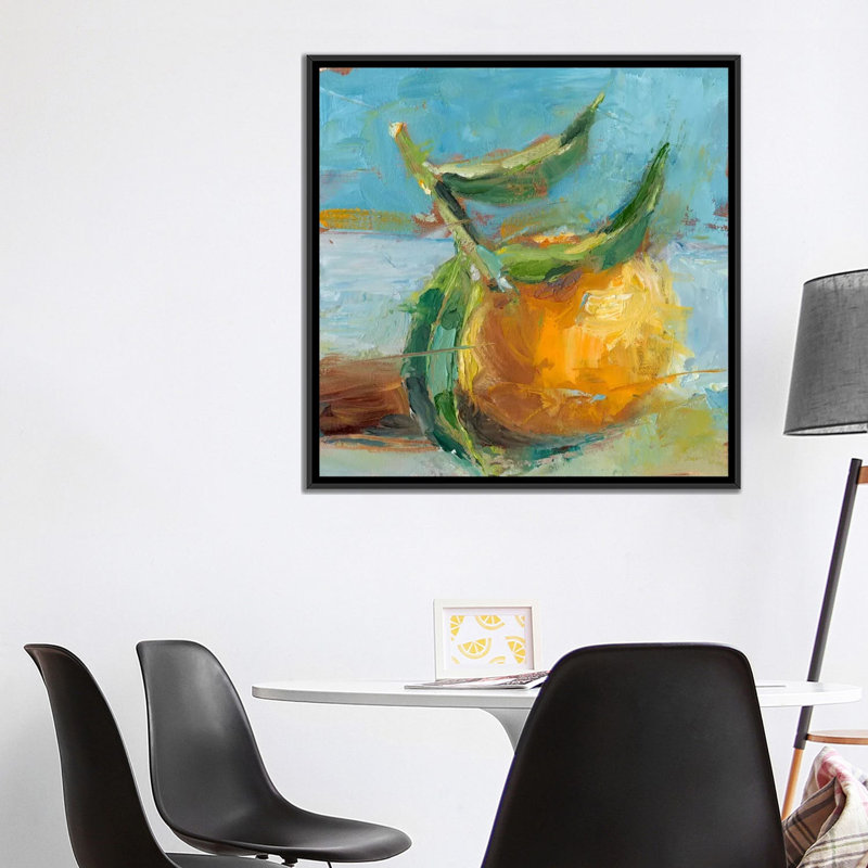 « impressionniste fruit study iii », reproduction sur toile, H 18 po x l 18 po x P 1,5 po, Toile avec cadre noir