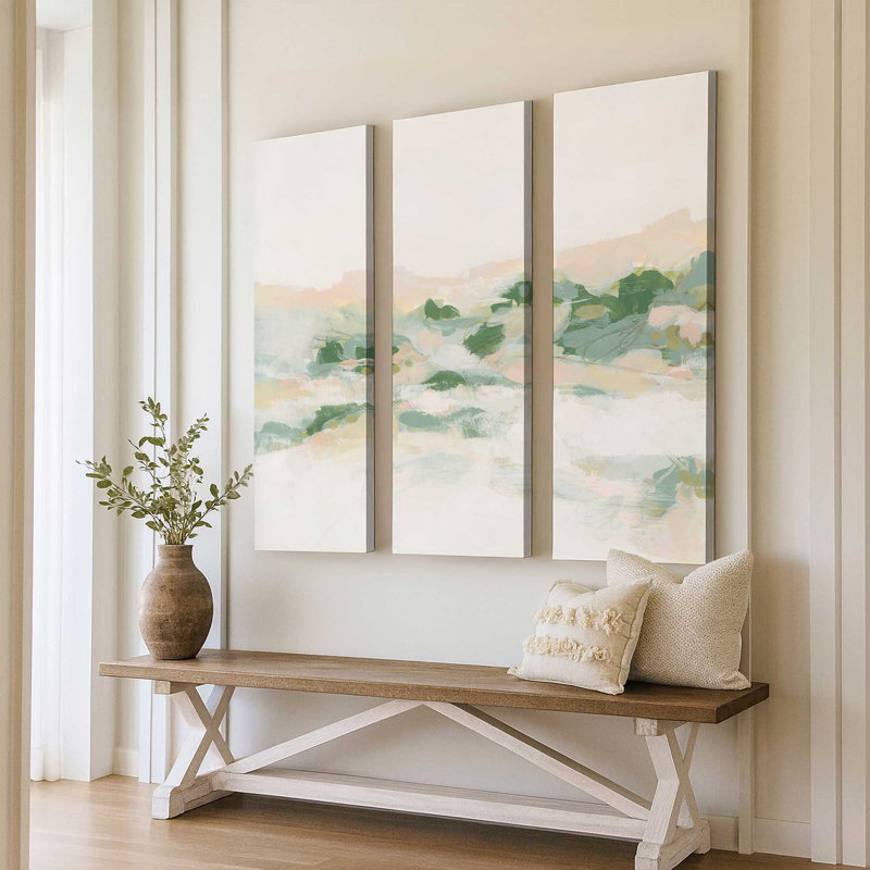 «Pastel Wilderness II», H 60 po x l 60 po x P 1,25 po, Toile tendue, 3