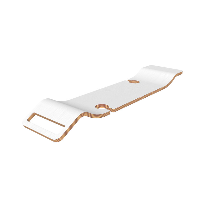 Tambolo Freestanding Bath Caddy, White, 0.63" H x 34.38" W x 7.88" D