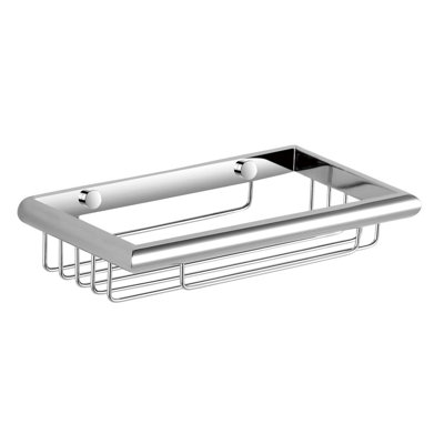 Shower Complements Shower Basket - Wall Mount - 9" Brass/Polished Chrome