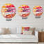 Horloge murale jaune-59913460