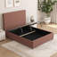Upholstered Lift Up Storage Ottoman Bed-1162622792-1162622795