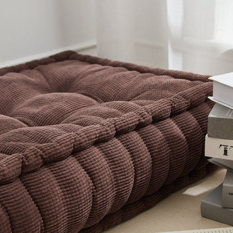 Coussin de sol Rainha, Brun foncé