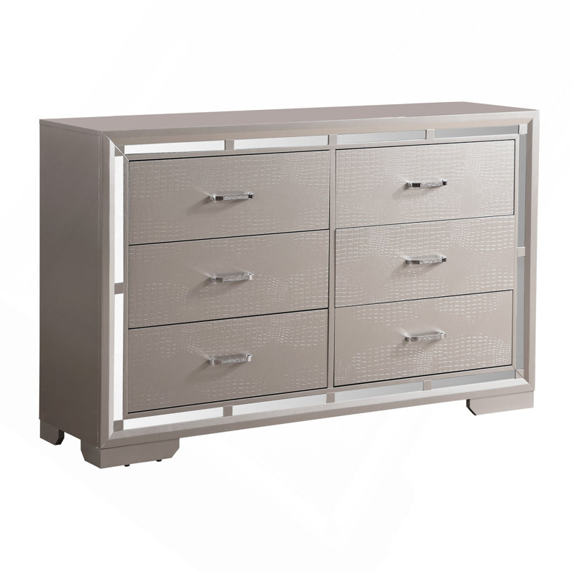 Commode Alana G6800-D, champagne argenté