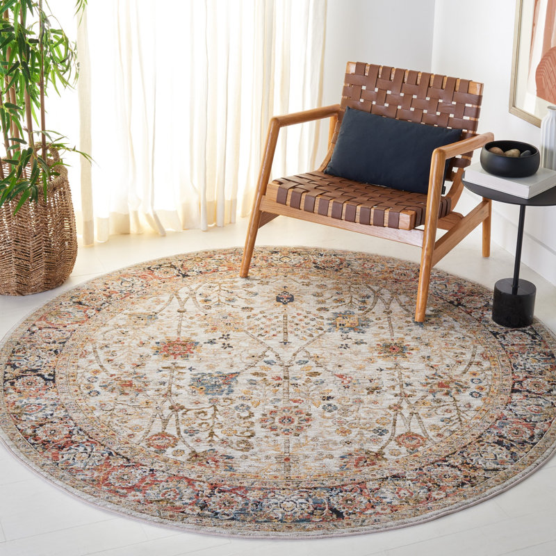 Silverado Performance Oriental Rug, Round 6'4"