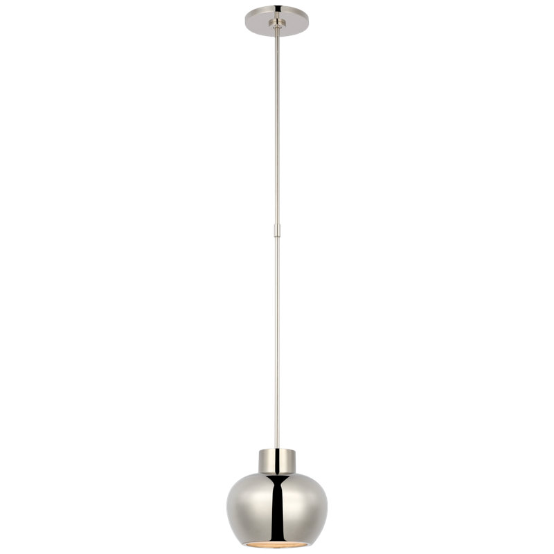 Comtesse 1 - Light LED Pendant, Polished Nickel