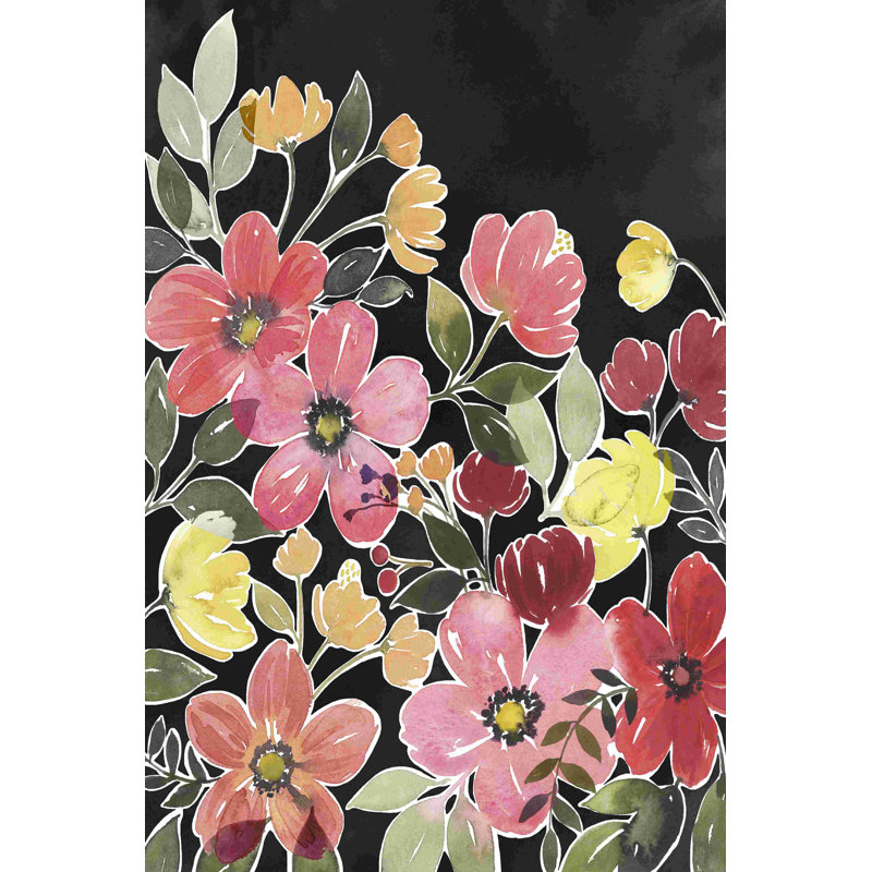 Night Flora II, H 18 po x l 12 po