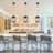 1-Light Kitchen Island Pendant With Metal Accents