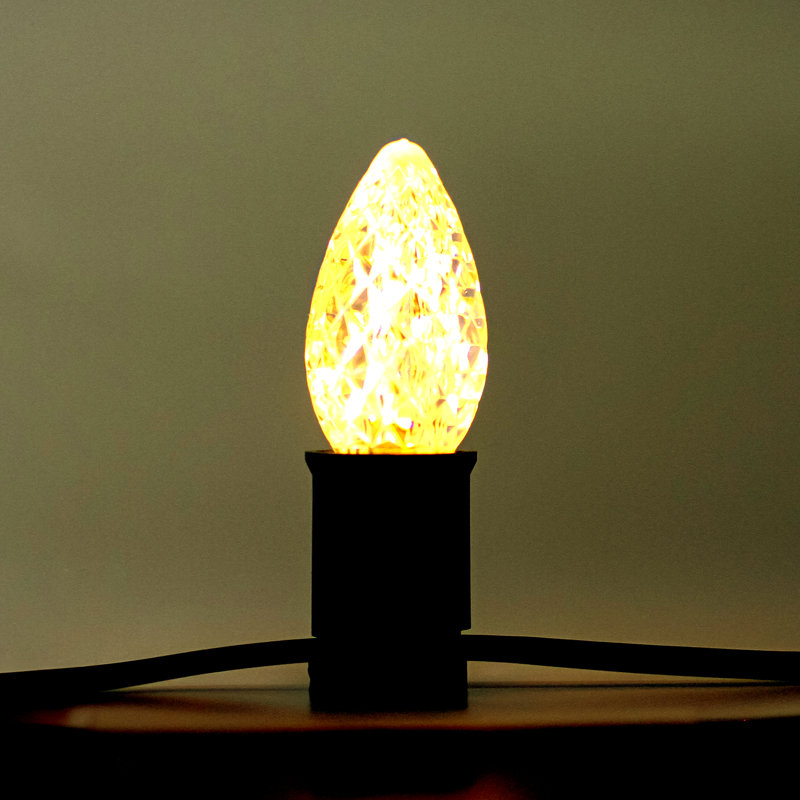 C7 LED Bulb - Polycarbonate, Sun Warm White