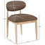 Chaise d'appoint de salle à manger rembourrée en cuir Westerfeld Eligah Vegan-161058633-161058637
