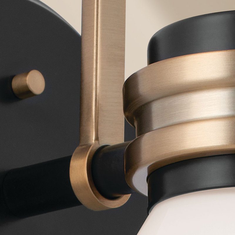 Hysham Armed Sconce, Black