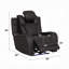 Fauteuil inclinable électrique avec espace de rangement, éclairage USB et DEL Pja