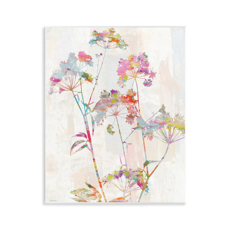 Plaque murale Kaleidoscopic Delicate Herbs, design par Amber Sterling