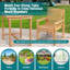 Chaise de patio en bois de sapin Millwood Pines